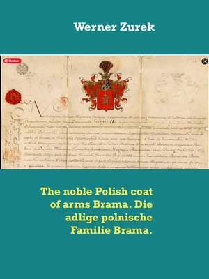 cover image of The noble Polish coat of arms Brama. Die adlige polnische Familie Brama.